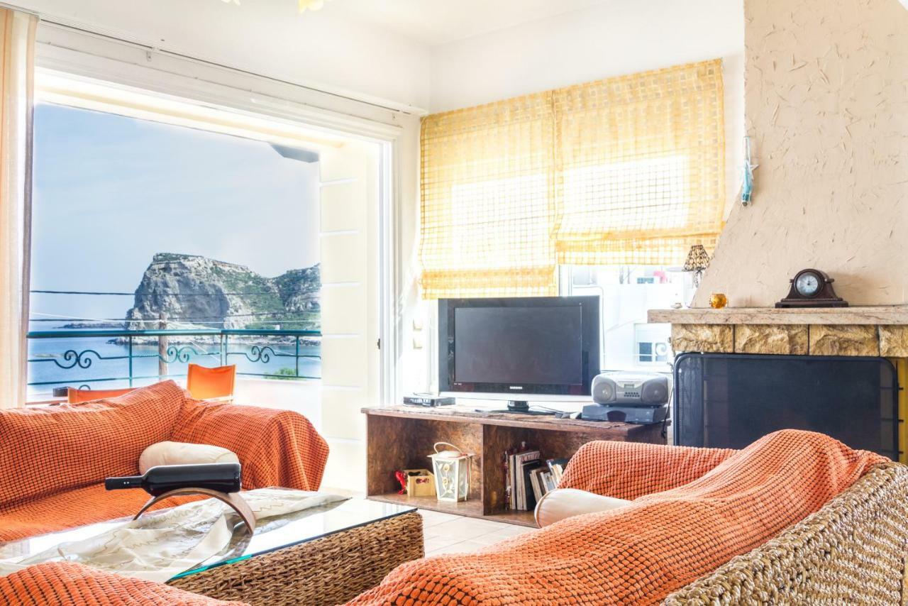 Kaya Sea Apts - Stegna Beach Архангелос Экстерьер фото
